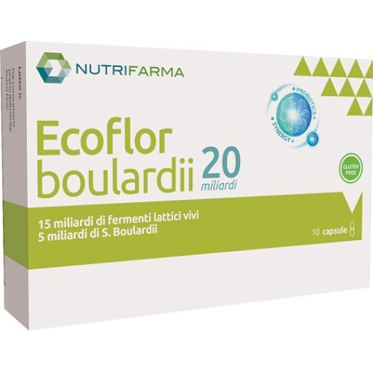 ECOFLOR BOULARDII 20MLD 10CPS