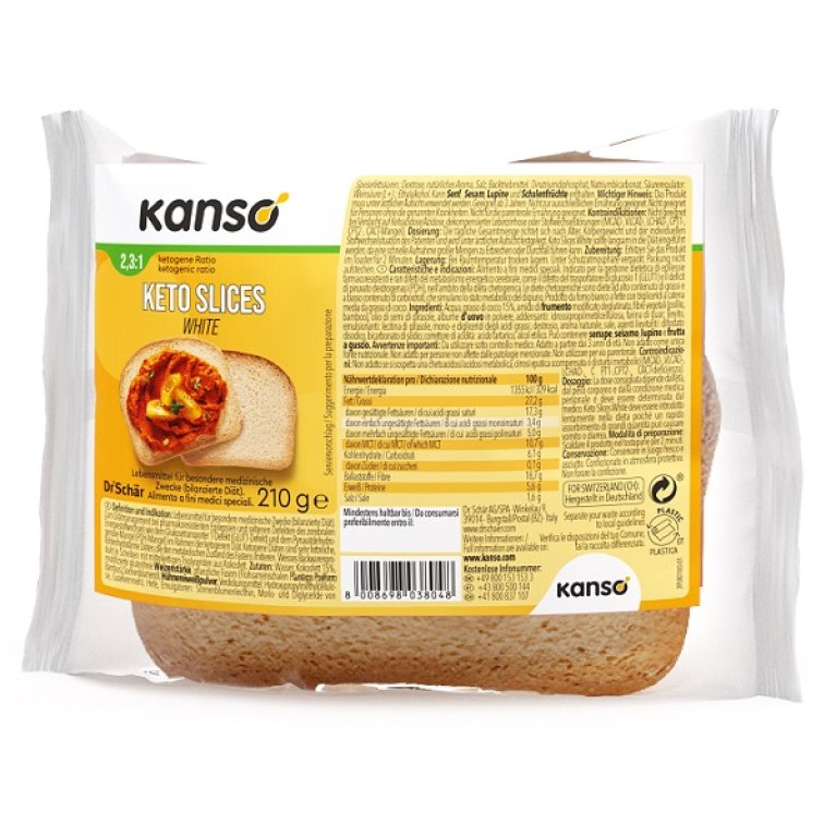 KANSO KETO SLICES WHITE 210G KANSO KETO SLICES WHITE 210G