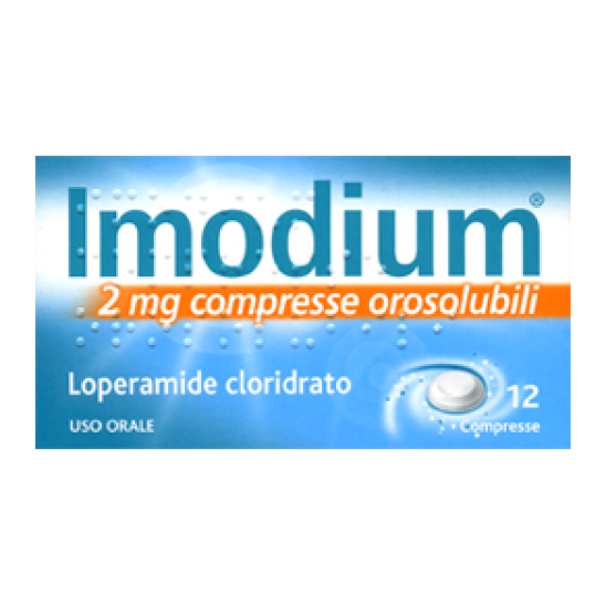 IMODIUM*12CPR OROSOL 2MG