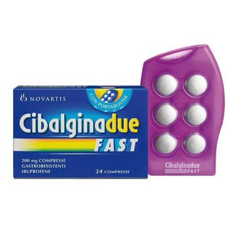 CIBALGINA DUE FAST*24CPR 200MG