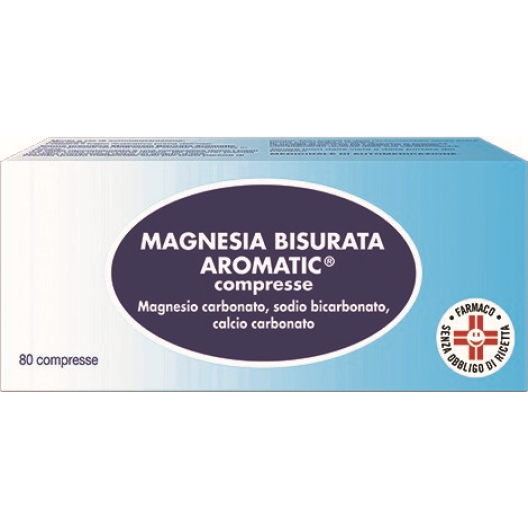 Magnesia Bisurata Aromatic 80 compresse
