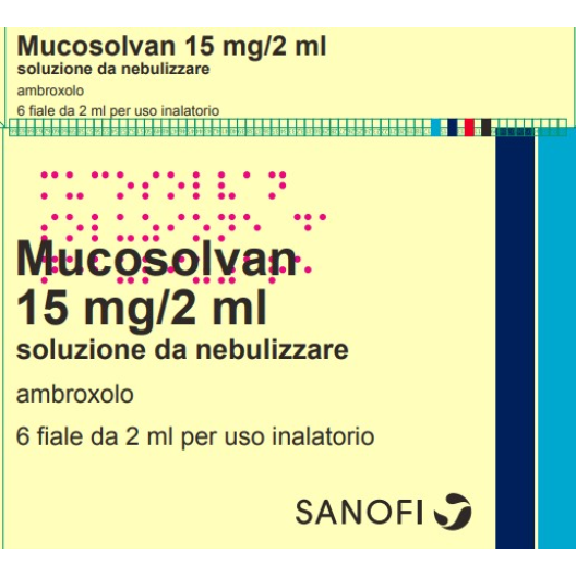 MUCOSOLVAN*NEBUL 6F 15MG/2ML