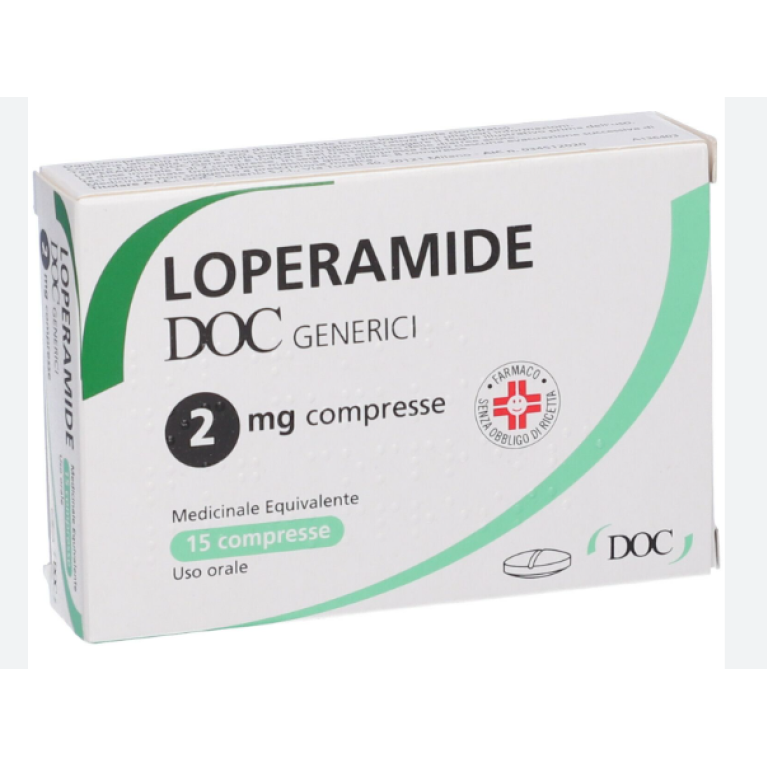 LOPERAMIDE DOC*15CPR 2MG