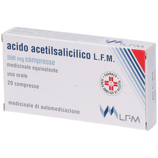 ACIDO ACETILSALIC LFM*20CPR500