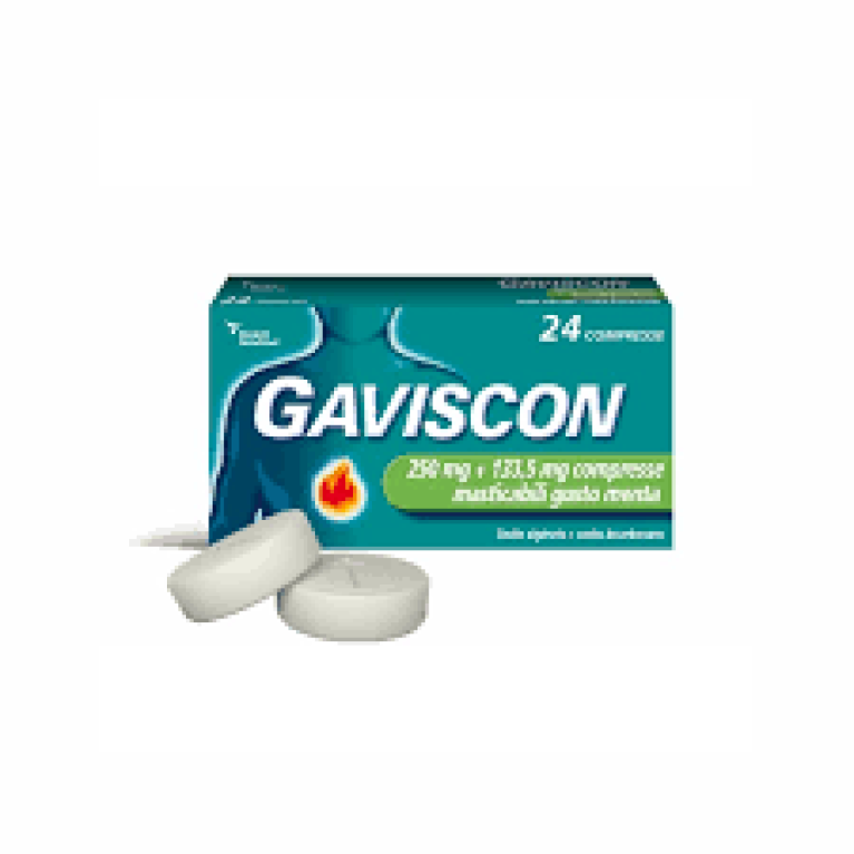 GAVISCON*48CPR MENT250+133,5MG