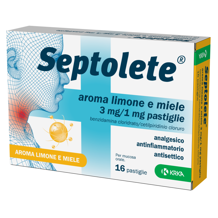 SEPTOLETE*16PAST 3+1MG LIM MIE