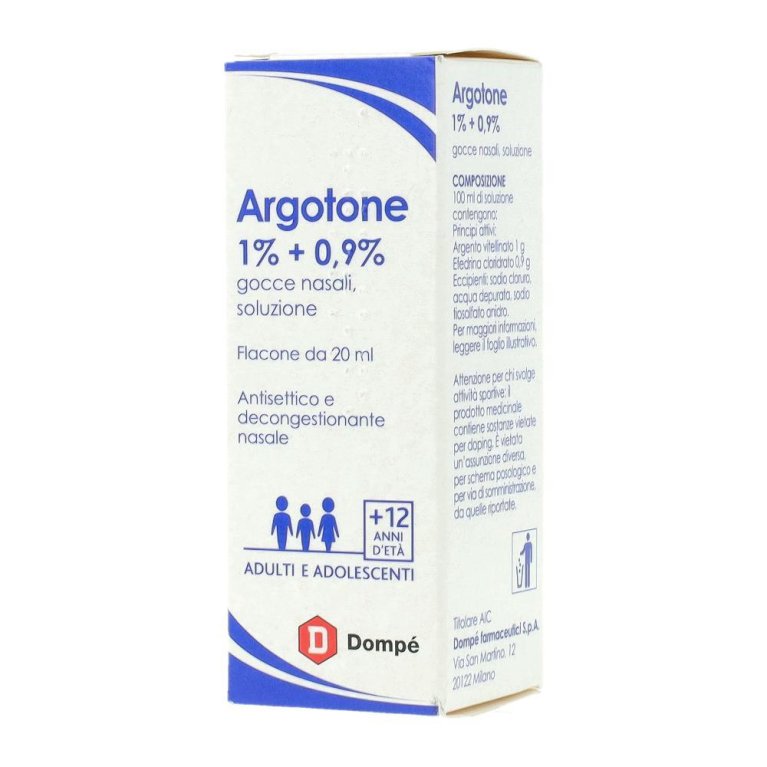 ARGOTONE*GTT RINO 20ML 1%+0,9% ARGOTONE*GTT RINO 20ML 1%+0,9%