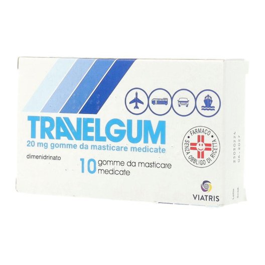 TRAVELGUM*10GOMME MAST 20MG