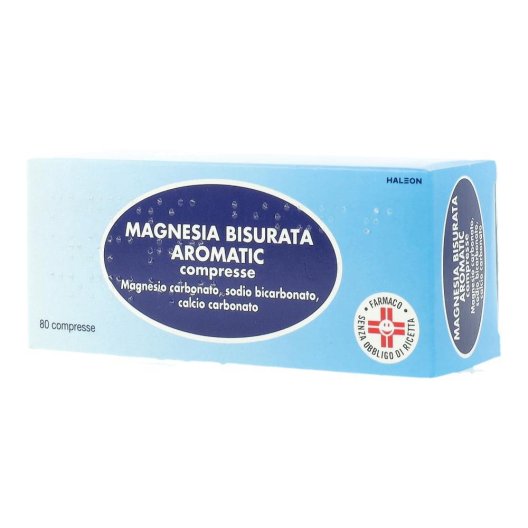 Magnesia Bisurata Aromatic 80 compresse