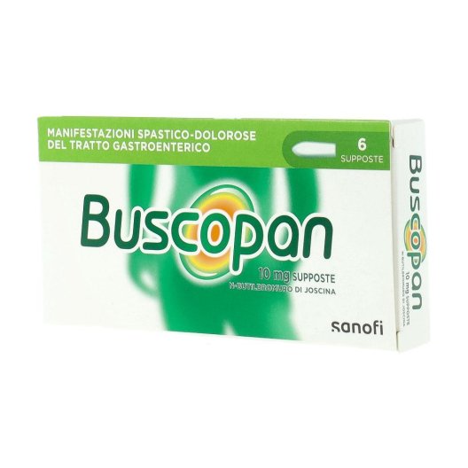 BUSCOPAN*6SUPP 10MG