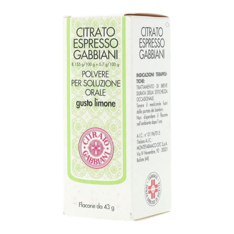 CITRATO ESPR.GABB.*FL 43G LIMO