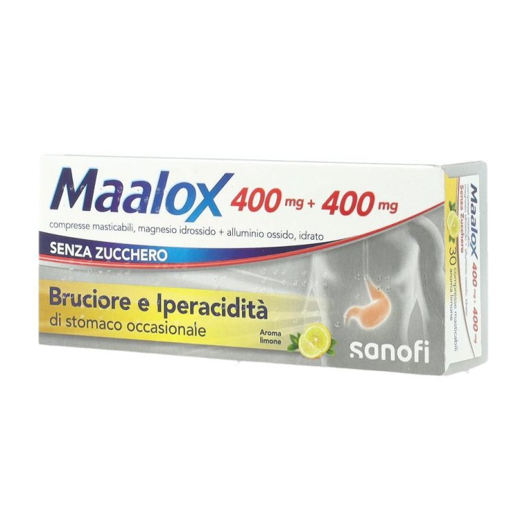 MAALOX*S/Z 30CPR LIMO400+400MG MAALOX*S/Z 30CPR LIMO400+400MG