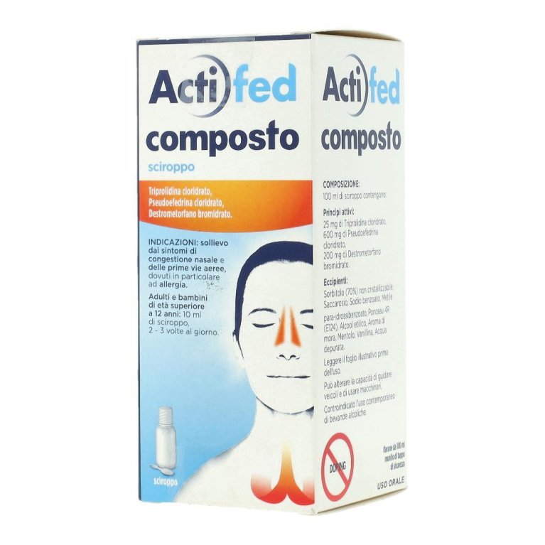 ACTIFED COMPOSTO*SCIR. 100ML ACTIFED COMPOSTO*SCIR. 100ML