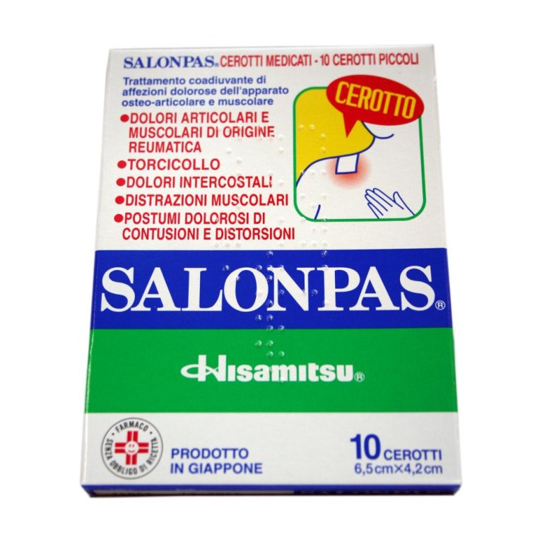 SALONPAS*10CER MEDIC 6,5x4,2CM SALONPAS*10CER MEDIC 6,5x4,2CM