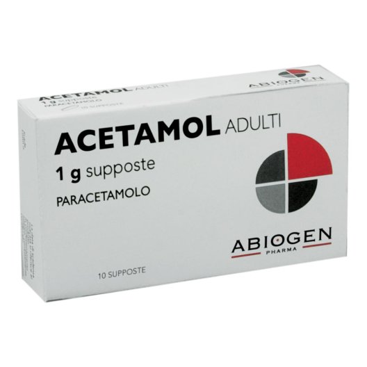 ACETAMOL*AD 10SUPP 1G ACETAMOL*AD 10SUPP 1G