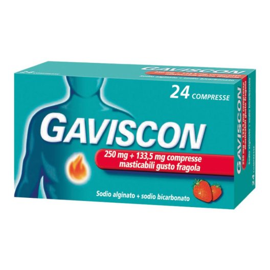 GAVISCON*24CPR FRAG250+133,5MG