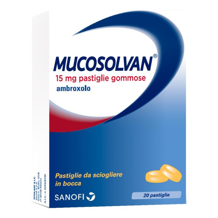 MUCOSOLVAN*20PASTL 15MG MUCOSOLVAN*20PASTL 15MG
