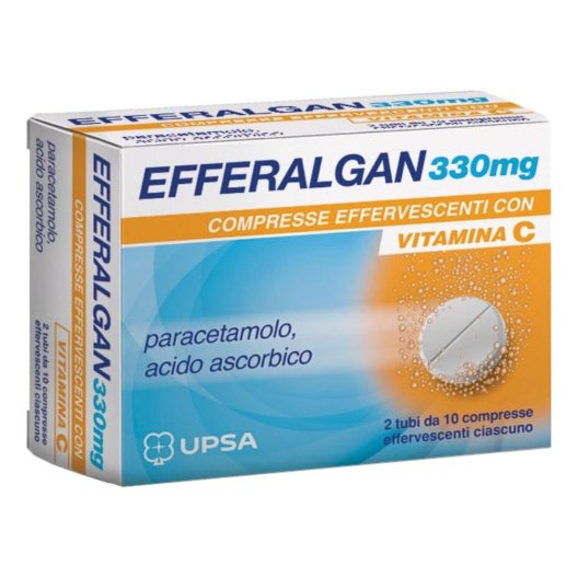 EFFERALGAN*20CPR EFF 330+200MG EFFERALGAN*20CPR EFF 330+200MG