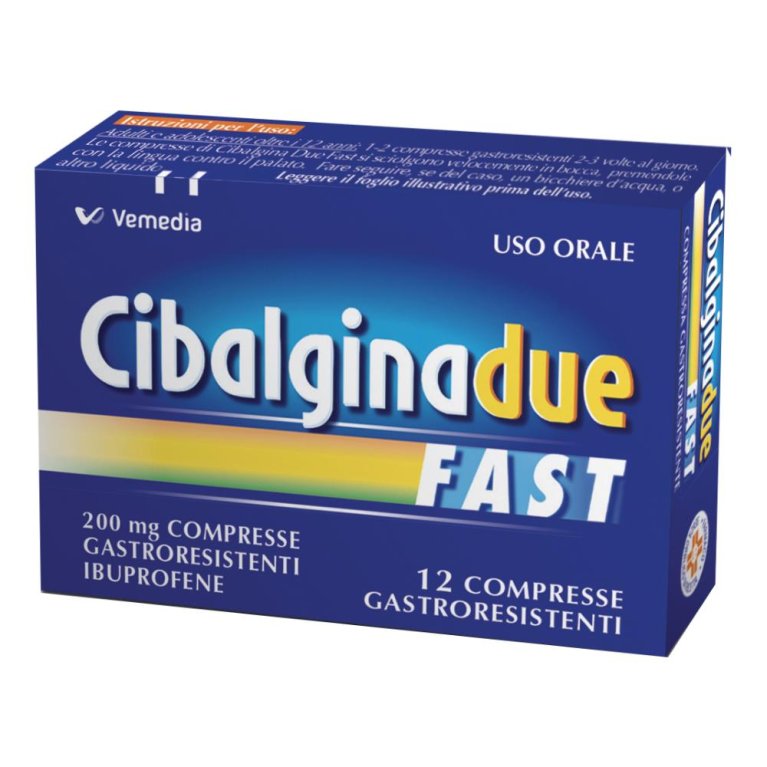 CIBALGINA DUE FAST*12 CPR