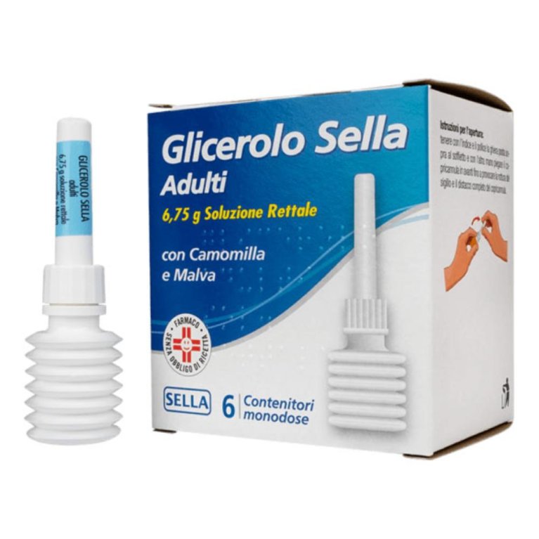 GLICEROLO SELLA*6CONT 6,75G GLICEROLO SELLA*6CONT 6,75G