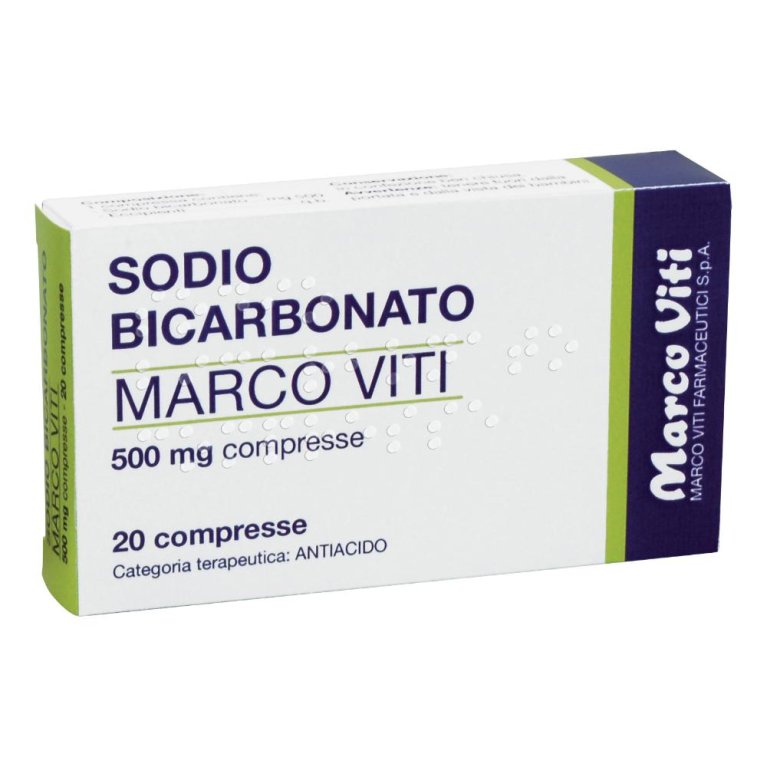 SODIO BICARB. M.VI*20CPR 500MG