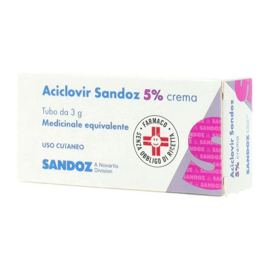 ACICLOVIR SAND*CREMA 3G 5% ACICLOVIR SAND*CREMA 3G 5%