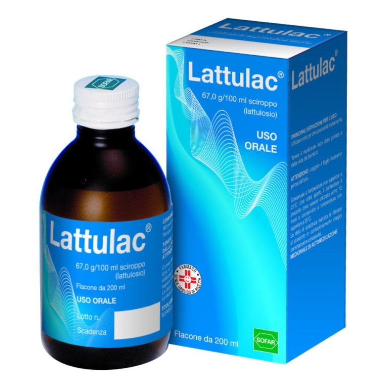 Lattulac - Lattulosio sciroppo 67g/100 ml - 200 ml