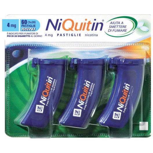 NIQUITIN*60PASTL 4MG MENTA FL NIQUITIN*60PASTL 4MG MENTA FL