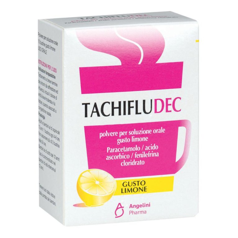 TACHIFLUDEC*10BUST LIMONE