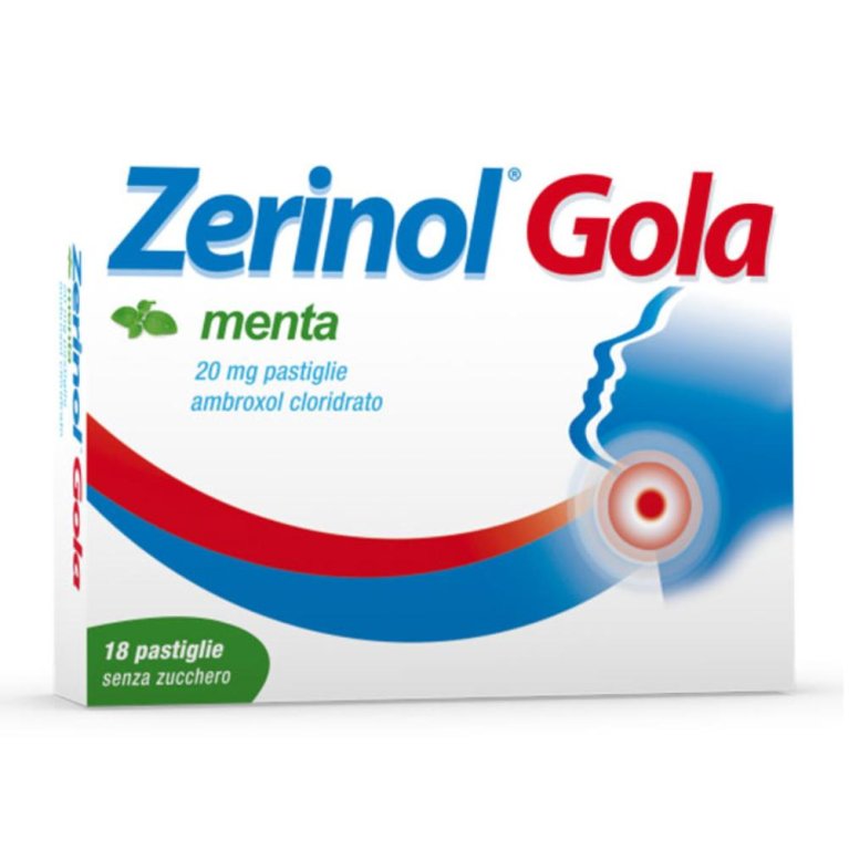 ZERINOL GOLA MENTA*18PAST 20MG