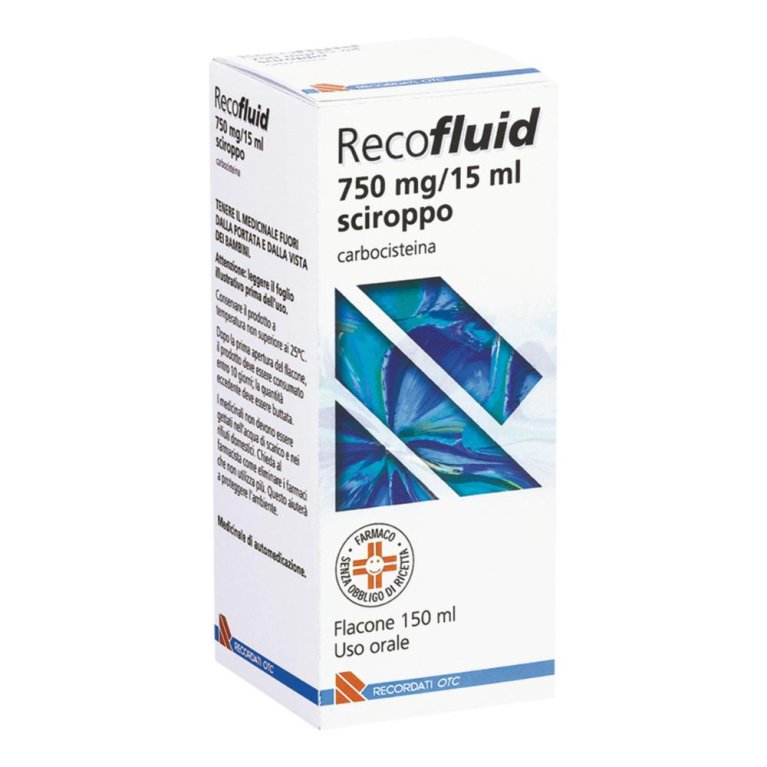 RECOFLUID*SCIR FL 150ML 750MG