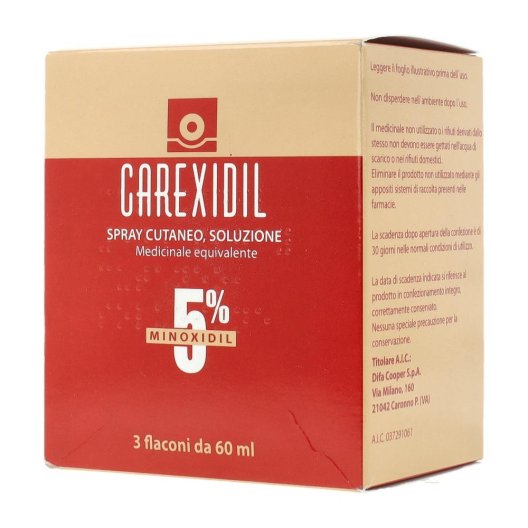 CAREXIDIL*3FL SOLUZ CUT 60ML5%