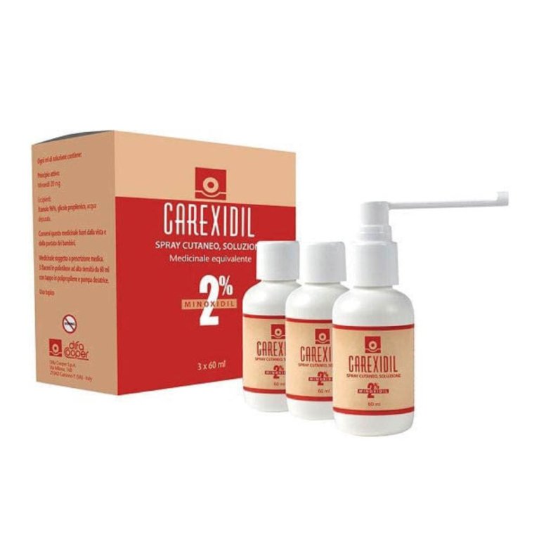 CAREXIDIL*3FL SOLUZ CUT 60ML2% CAREXIDIL*3FL SOLUZ CUT 60ML2%