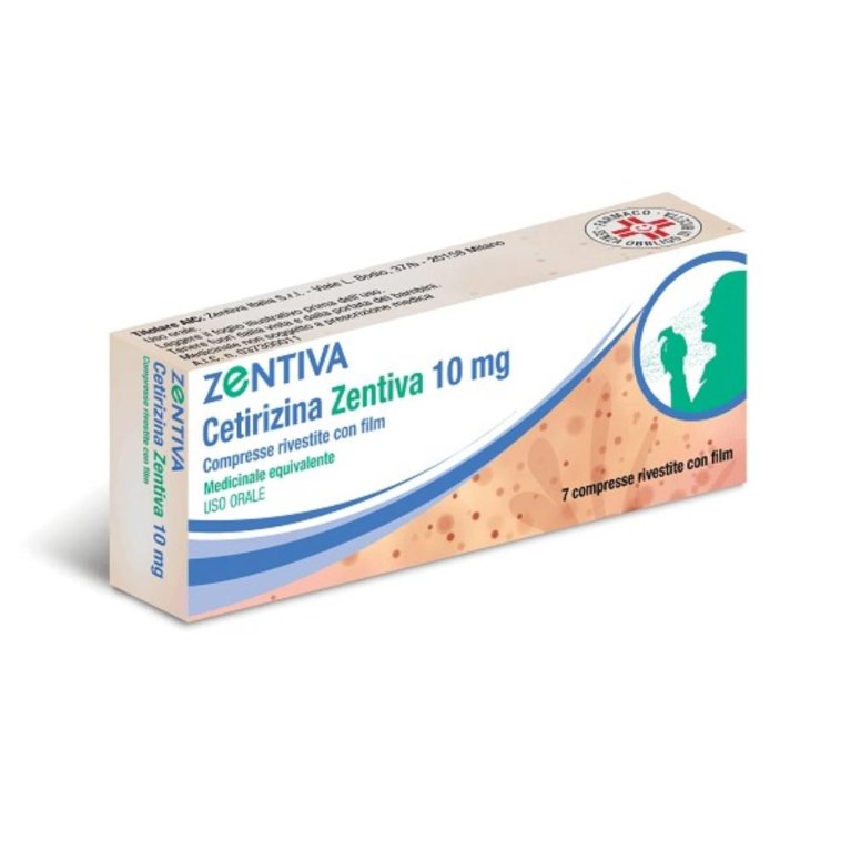 CETIRIZINA ZENT*7CPR RIV 10MG