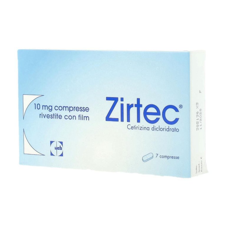 ZIRTEC*7CPR RIV 10MG ZIRTEC*7CPR RIV 10MG