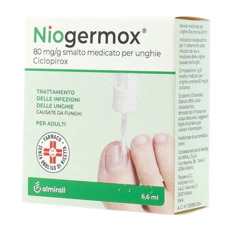 NIOGERMOX*SMALTO UNGHIE 6,6ML