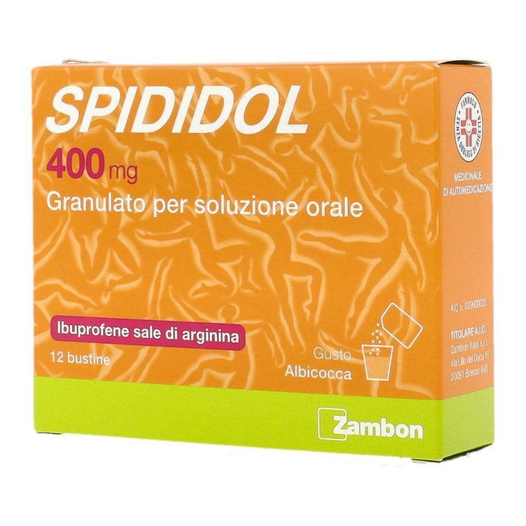 SPIDIDOL*OS GRAT 12BS 400MG AL