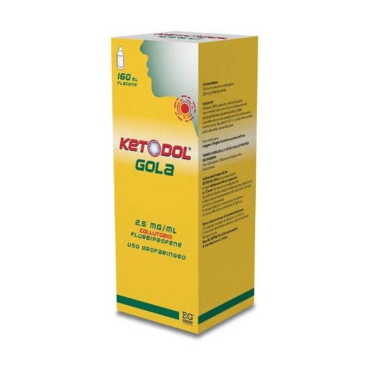 KETODOL GOLA*COLLUT FL 160ML KETODOL GOLA*COLLUT FL 160ML