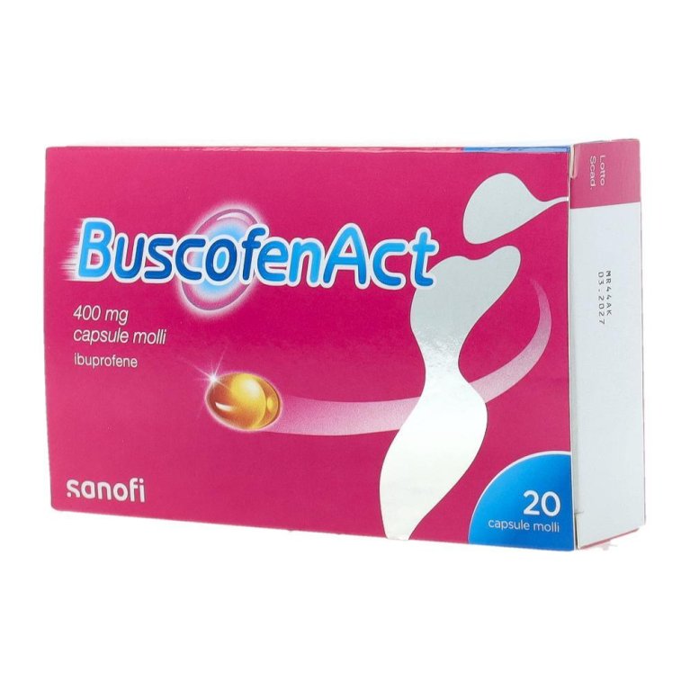 BUSCOFENACT*20CPS 400MG