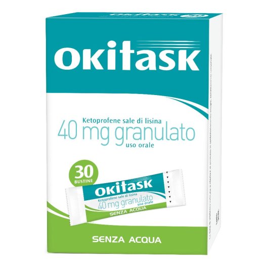 Okitask - 30 bustine orosolubili da 40 mg - antinfiammatorio