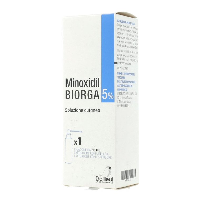 MINOXIDIL BIORGA*SOL CUT60ML5% MINOXIDIL BIORGA*SOL CUT60ML5%