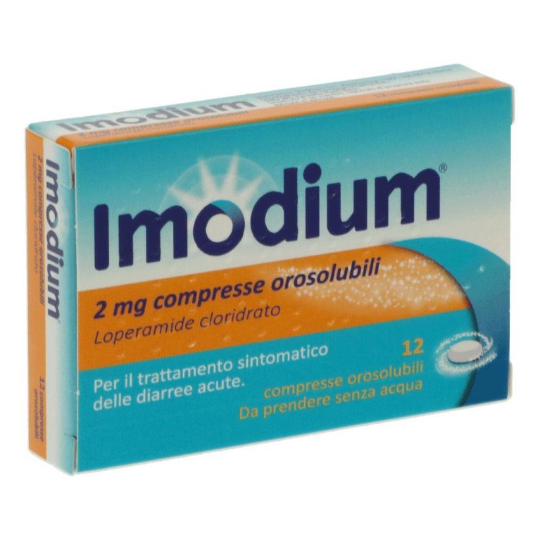 IMODIUM*12CPR OROSOL 2MG IMODIUM*12CPR OROSOL 2MG