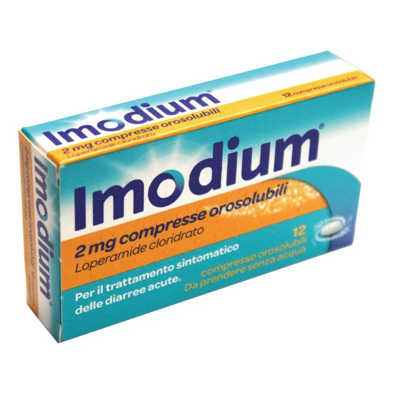 IMODIUM*12CPR OROSOL 2MG IMODIUM*12CPR OROSOL 2MG