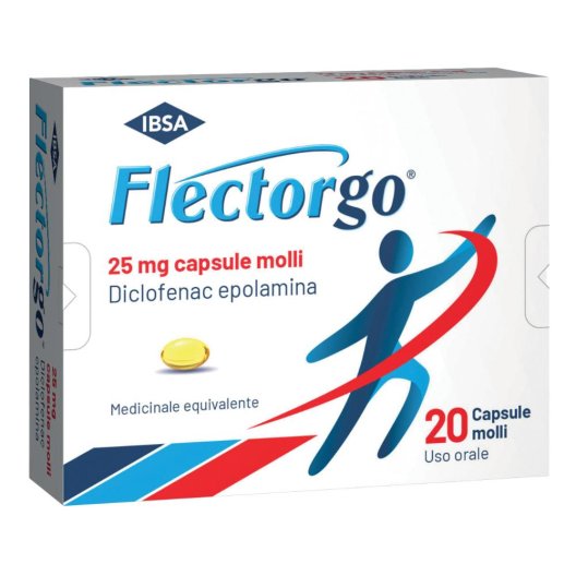 FLECTORGO*20CPS 25MG FLECTORGO*20CPS 25MG