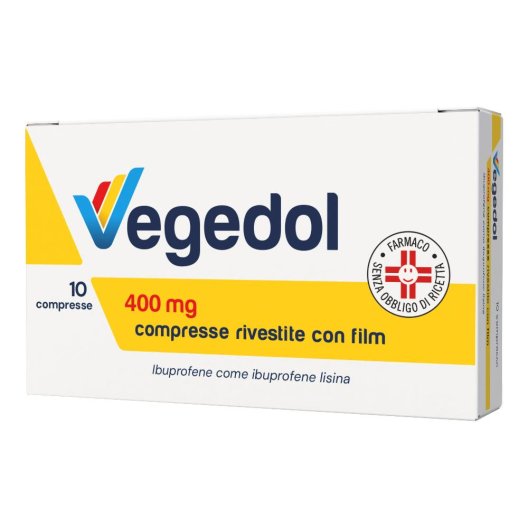 VEGEDOL*10CPR RIV 400MG VEGEDOL*10CPR RIV 400MG