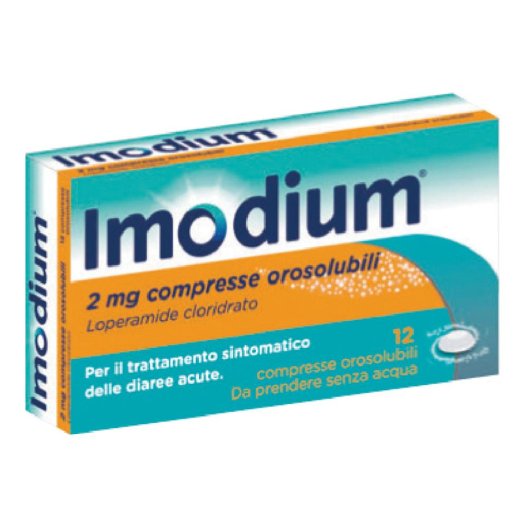 IMODIUM*12CPR OROSOL 2MG IMODIUM*12CPR OROSOL 2MG