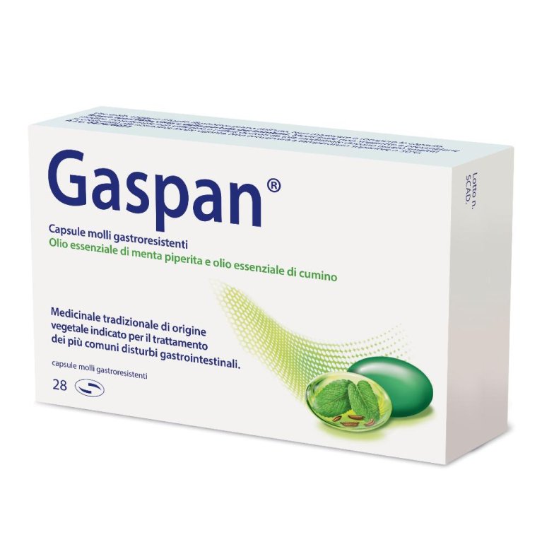 Gaspan 28 capsule molli gastroresistenti Gaspan 28 capsule molli gastroresistenti
