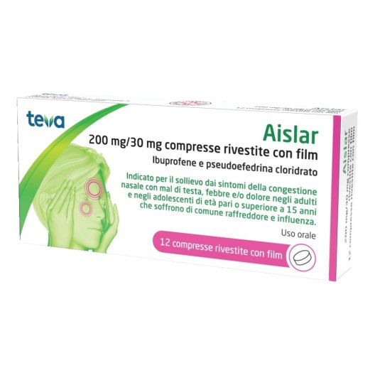 AISLAR*12CPR RIV 200MG+30MG AISLAR*12CPR RIV 200MG+30MG
