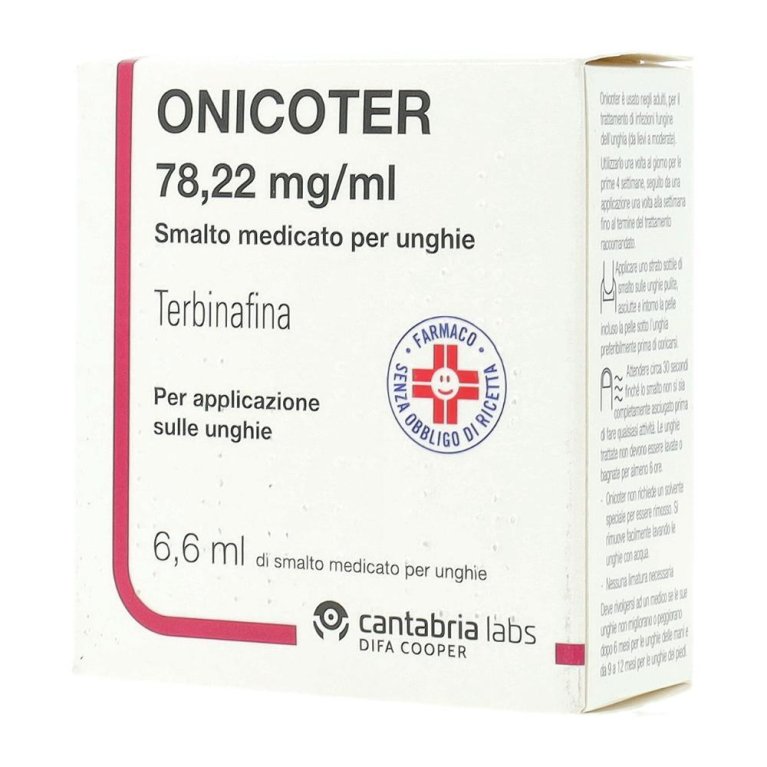 ONICOTER*SMALTO MED 1FL 6,6ML ONICOTER*SMALTO MED 1FL 6,6ML
