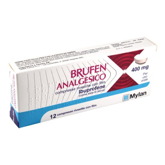 BRUFEN ANALGES*12CPR RIV 400MG